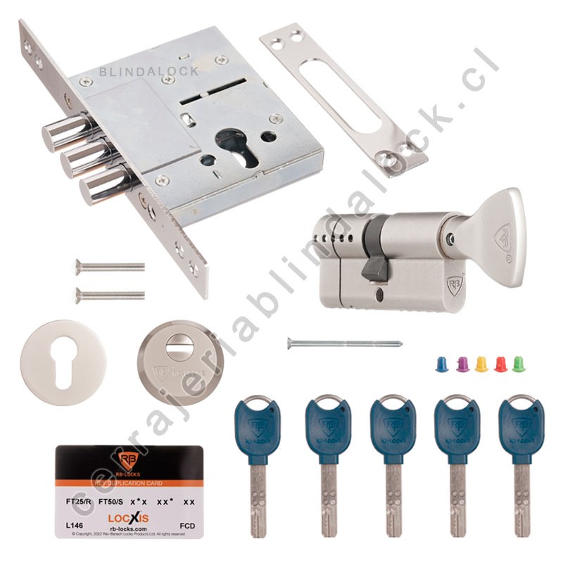 Cerrojo Blindado R-80 marca RB LOCKS - Imagen 2