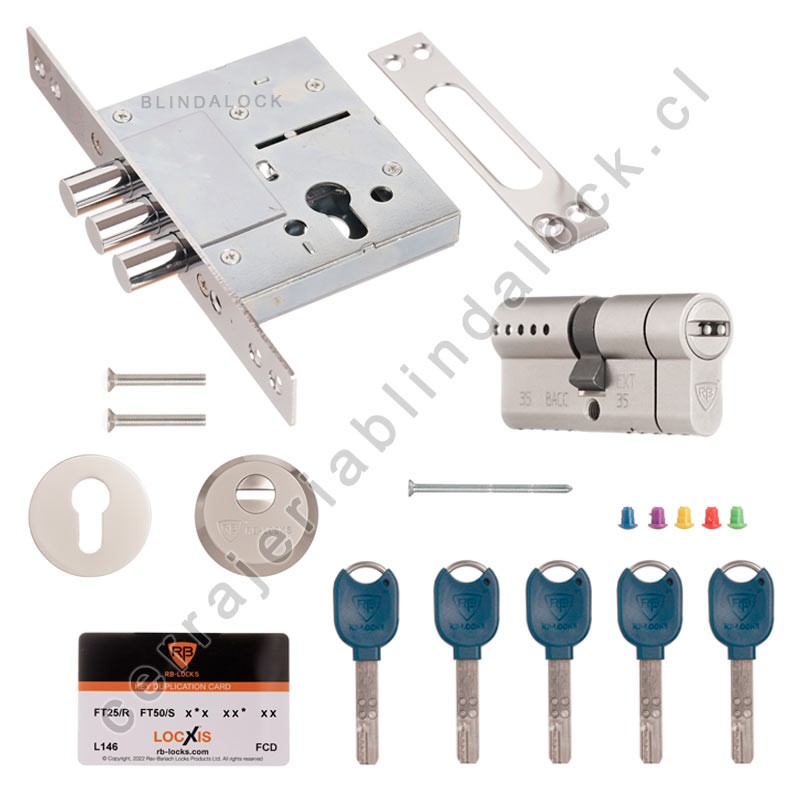 Cerrojo Blindado R-80 marca RB LOCKS - Imagen 3