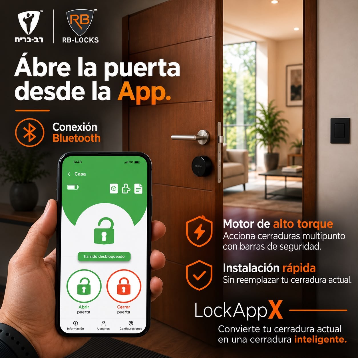 LockAppX - Cerradura Inteligente (Motor) - Imagen 3